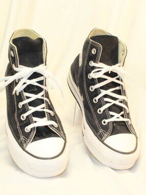 Converse Size Kid 4 Black EVA Lift High Top Chuck Taylor Sneakers - 272855F